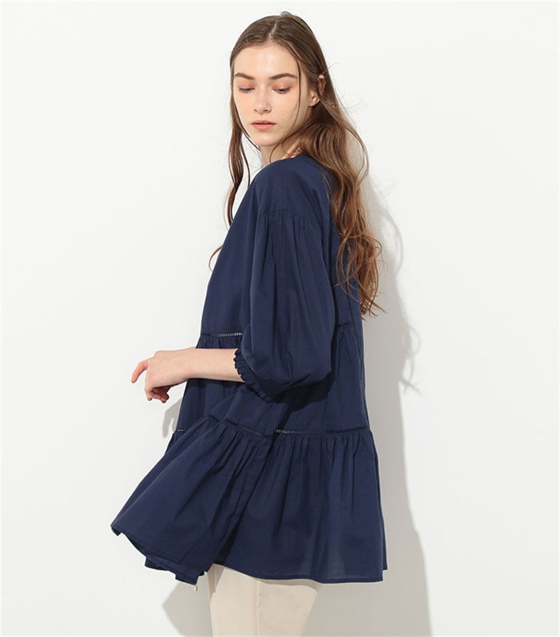 LE SOUK HOLIDAY 2wayティアードブラウス_variation_2