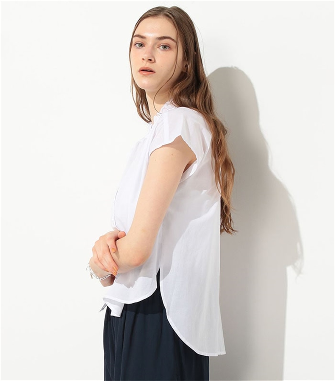 LE SOUK HOLIDAY 衿フリルブラウス_variation_1