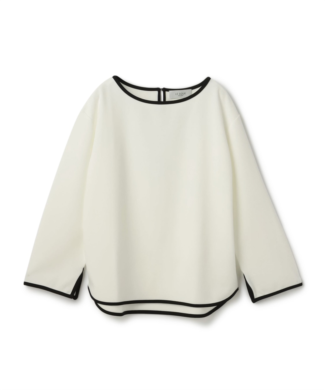 LE SOUK HOLIDAY 配色パイピングブラウス_variation_1