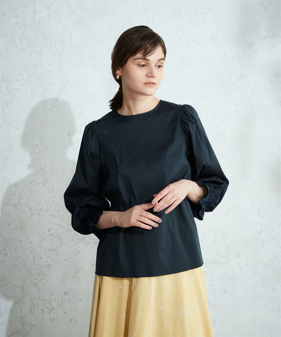 キャンディスリーブブラウス LE SOUK HOLIDAY｜クロスプラス公式通販サイト