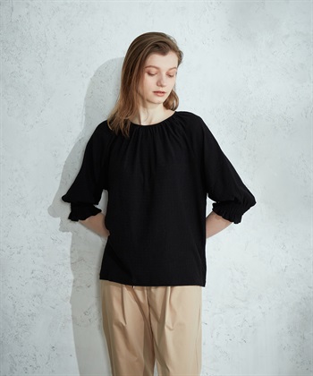 LE SOUK HOLIDAY ギャザースリーブブラウス_variationthumb_2