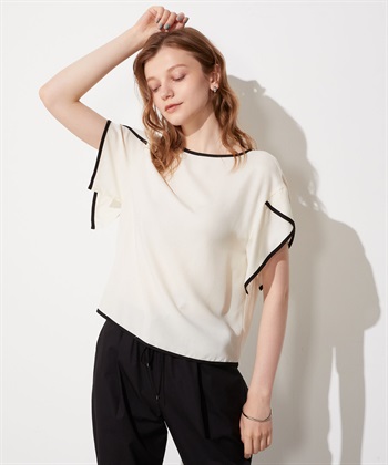 LE SOUK HOLIDAY 配色パイピングブラウス_variationthumb_2