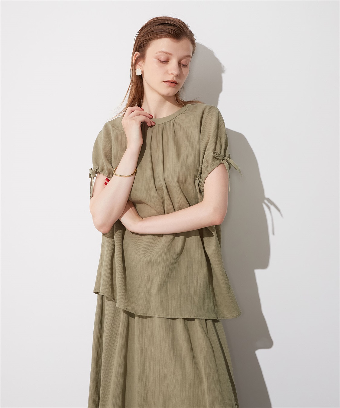 LE SOUK HOLIDAY 2WAYリボンブラウス_main