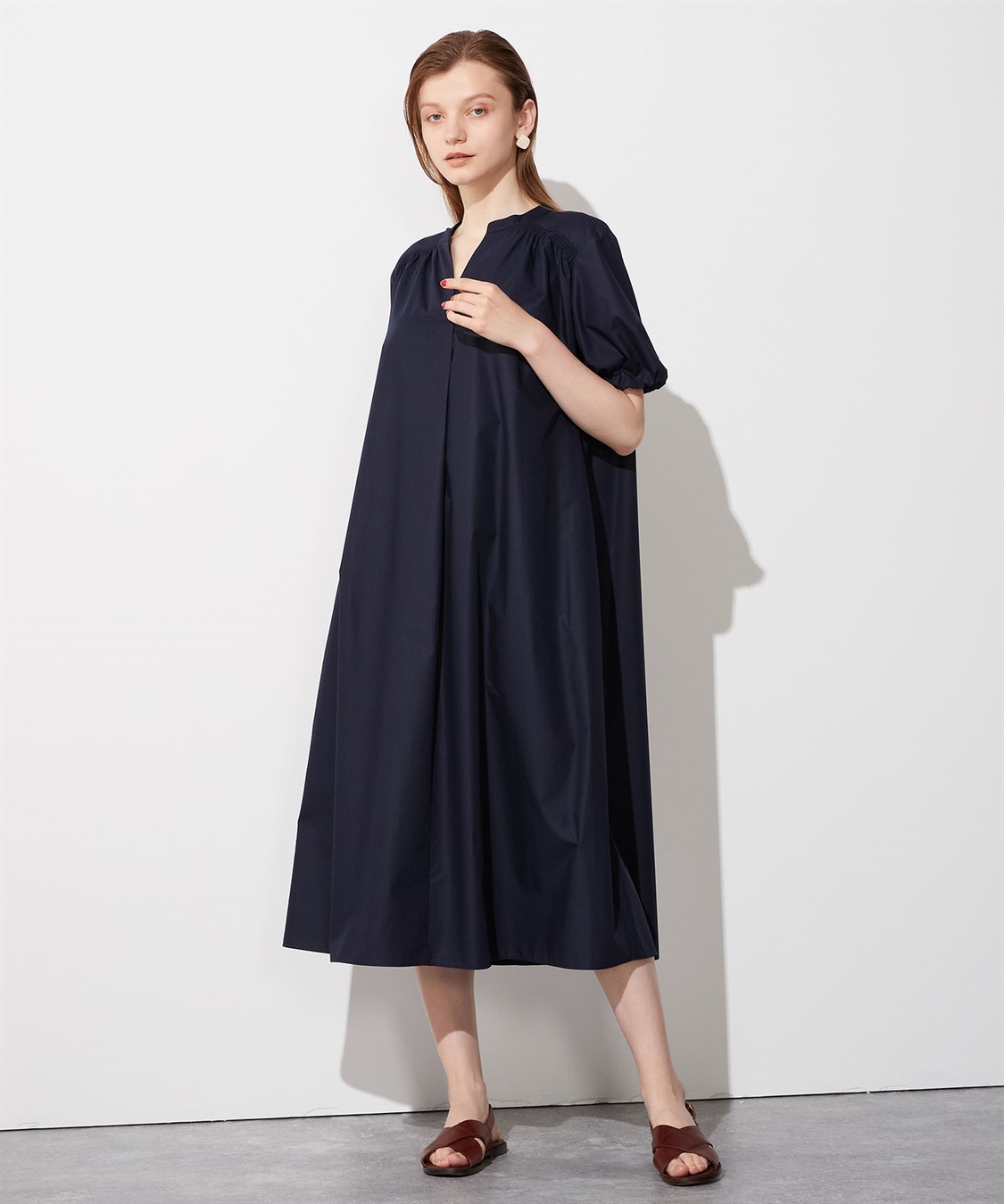 ギャザーワンピース LE SOUK HOLIDAY｜クロスプラス公式通販サイト