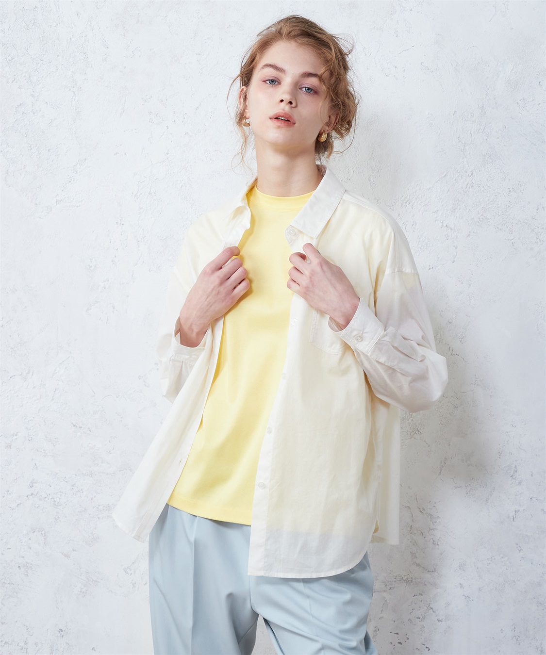 LE SOUK HOLIDAY コットンシルクシャツ