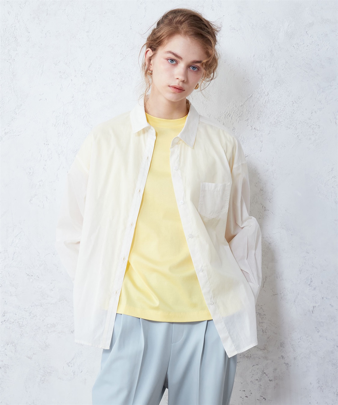 LE SOUK HOLIDAY コットンシルクシャツ_variation_2