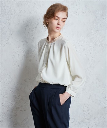 LE SOUK HOLIDAY 配色パイピングブラウス_variationthumb_2