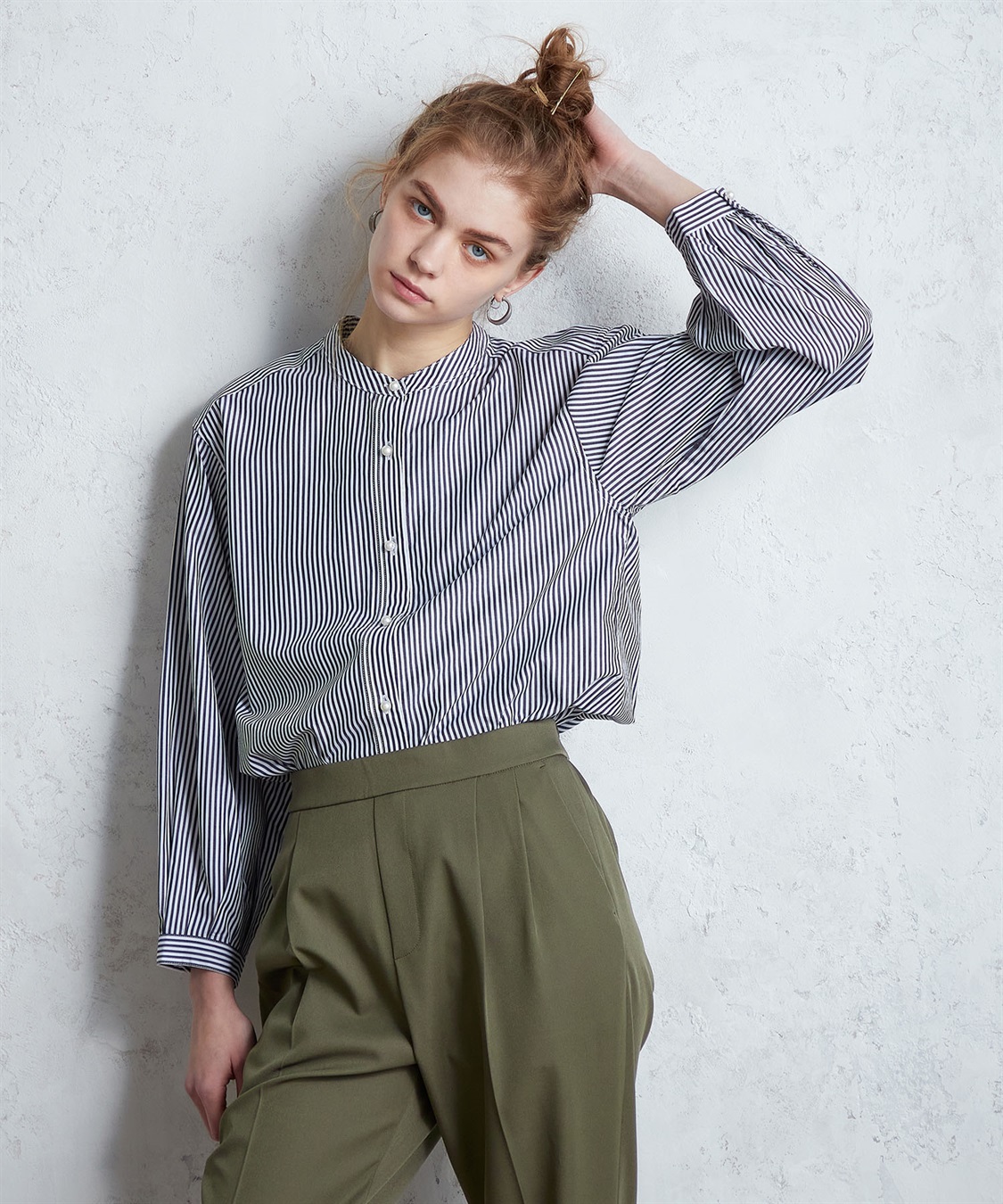 LE SOUK HOLIDAY パールボタンブラウス_variation_1