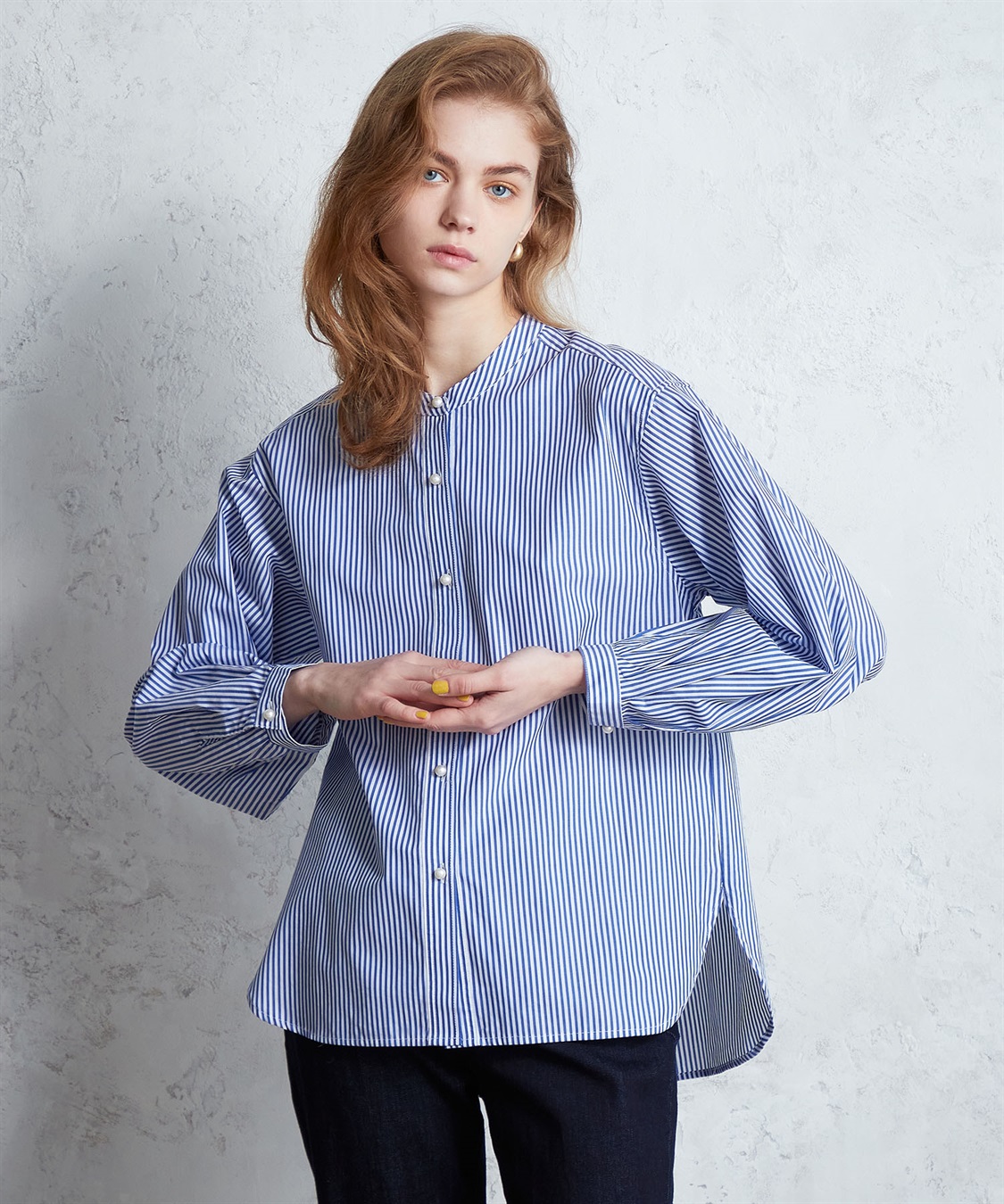 LE SOUK HOLIDAY パールボタンブラウス_variation_3