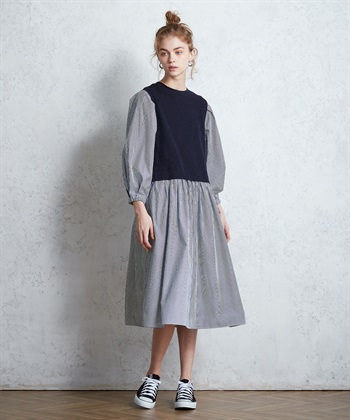 専用です 【新品タグ付き】 ヤマダヤ リルフェテ ドッキング ワンピース ドッキングワンピース LE SOUK HOLIDAY｜クロスプラス公式通販サイト