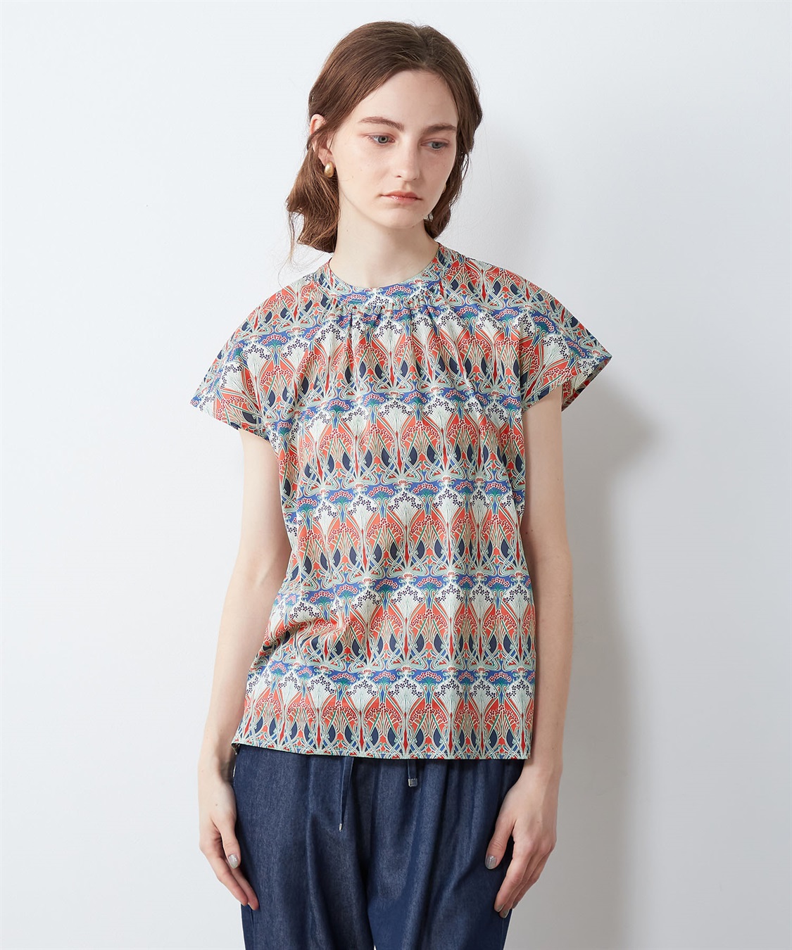 LE SOUK HOLIDAY リバティプリントブラウス_variation_2