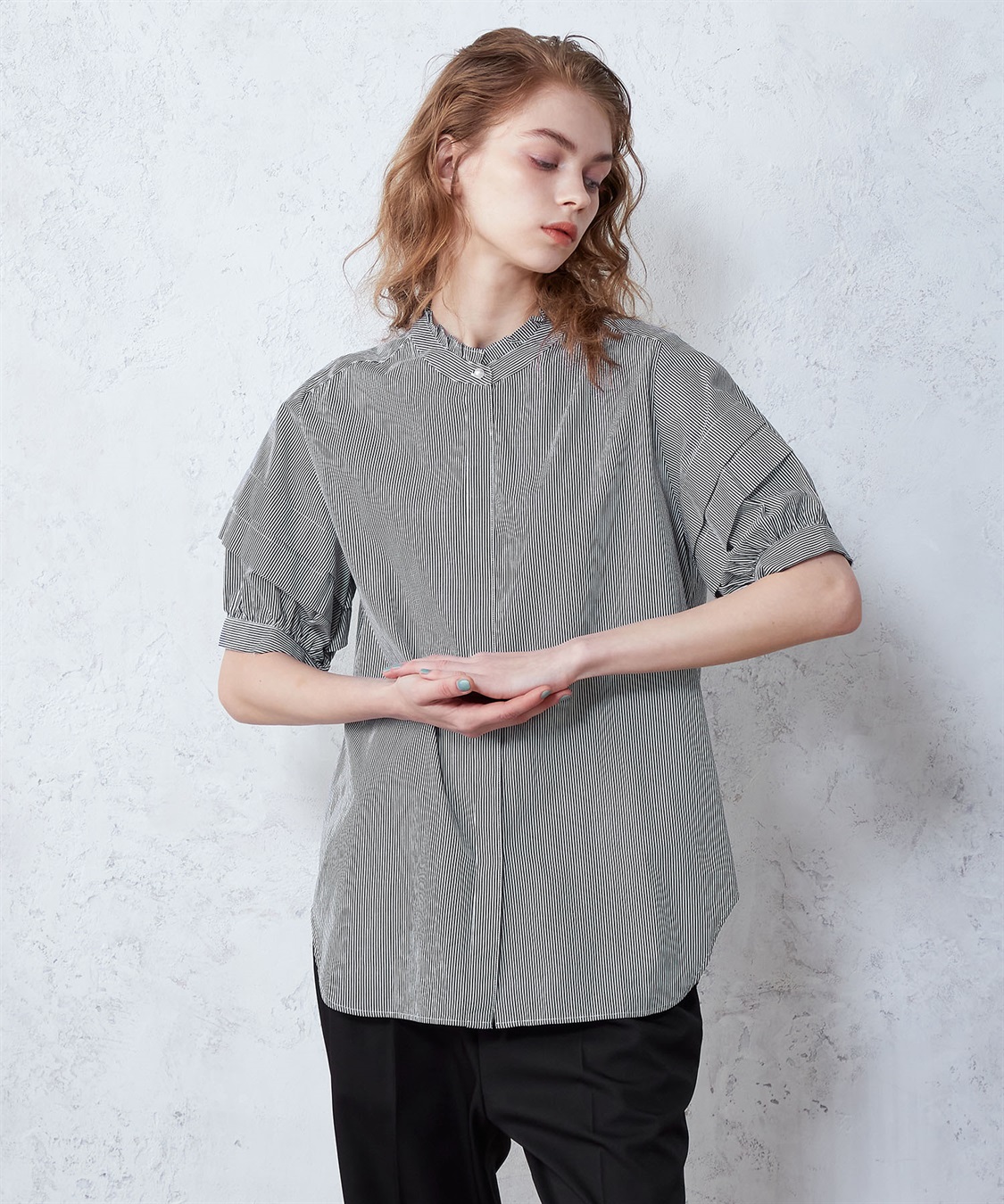 LE SOUK HOLIDAY パールボタンブラウス_variation_1