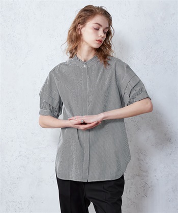 LE SOUK HOLIDAY パールボタンブラウス_variationthumb_1