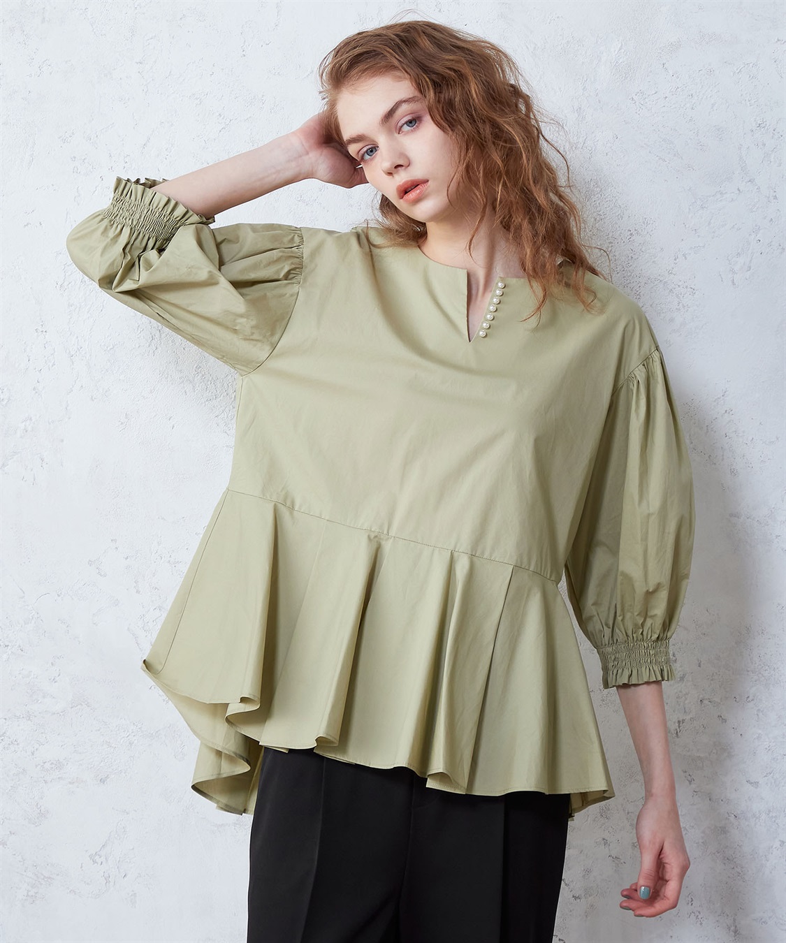 LE SOUK HOLIDAY パール使いブラウス_variation_3
