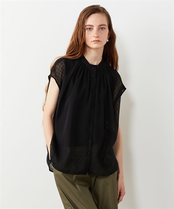 LE SOUK HOLIDAY シアーフレンチスリーブブラウス_variationthumb_1