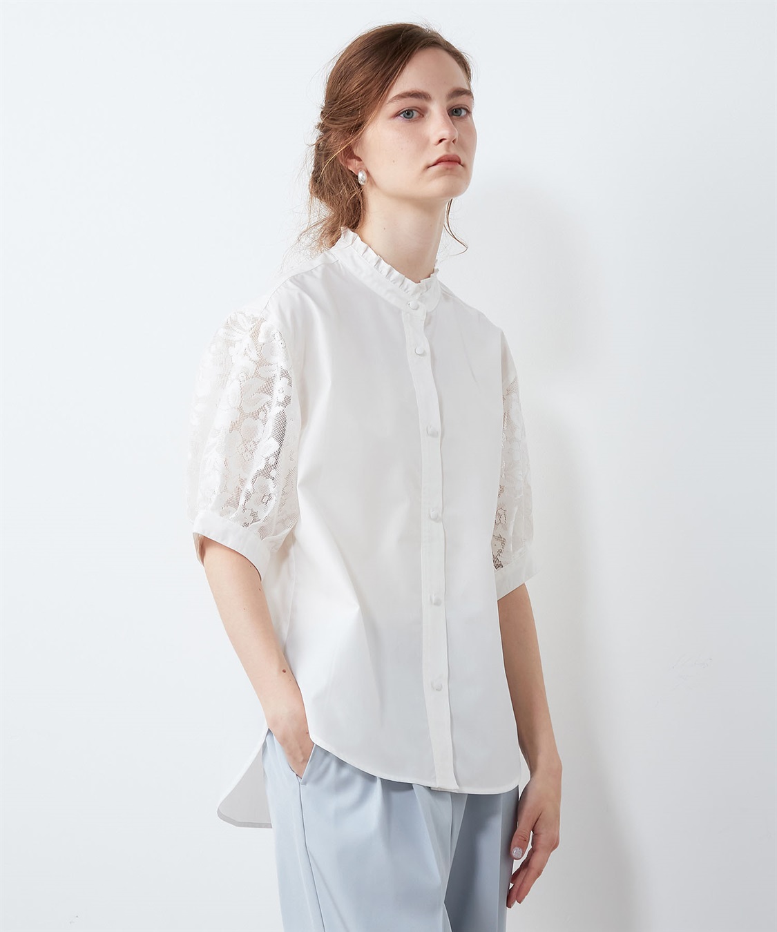 LE SOUK HOLIDAY シアースリーブブラウス_main