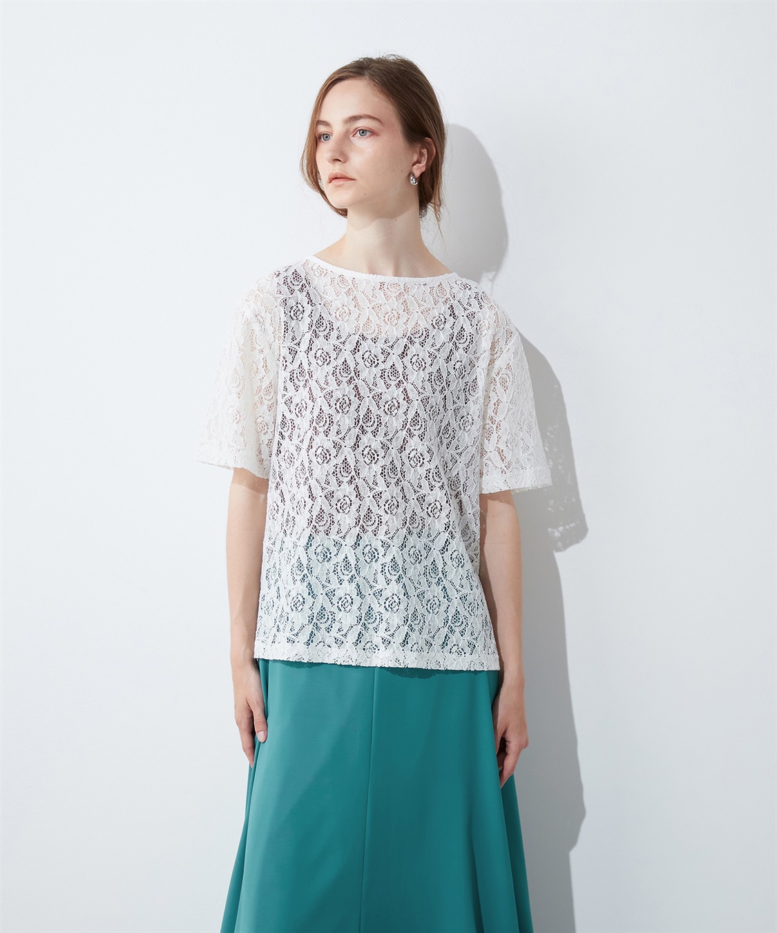 LE SOUK HOLIDAY ラッセルレースブラウス_main