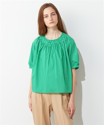 LE SOUK HOLIDAY シャーリングネックブラウス_variationthumb_2