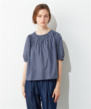 LE SOUK HOLIDAY シャーリングネックブラウス_variationthumb_3