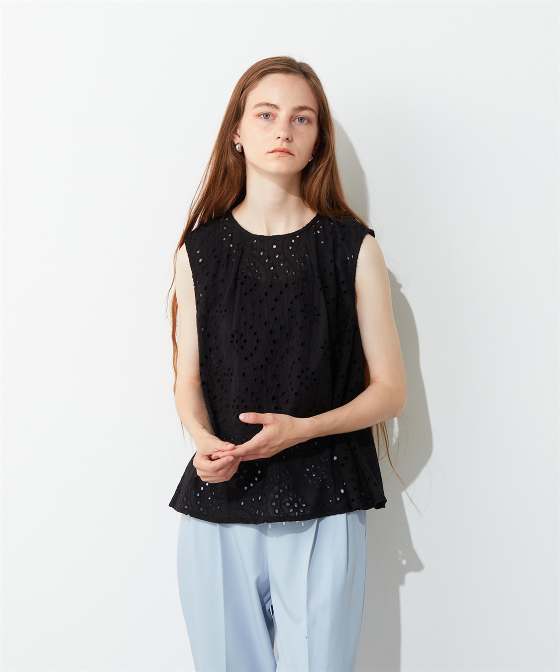 LE SOUK HOLIDAY スカラップ刺繍ブラウス_variation_1