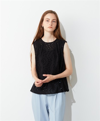 LE SOUK HOLIDAY スカラップ刺繍ブラウス_variationthumb_1