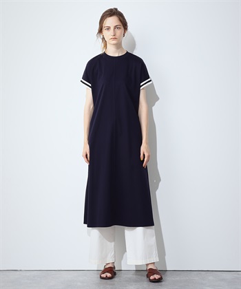 LE SOUK HOLIDAY テープ使いモックネックワンピース_variationthumb_3