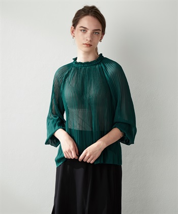 LE SOUK HOLIDAY シアープリーツブラウス_variationthumb_3