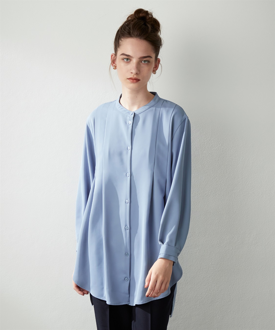 バックタックブラウス LE SOUK HOLIDAY｜クロスプラス公式通販サイト