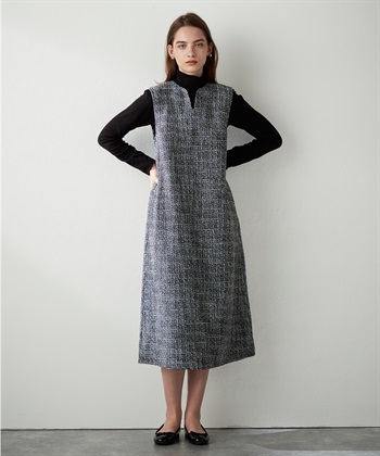 LE SOUK HOLIDAY ツイードジャンパースカート_variationthumb_1