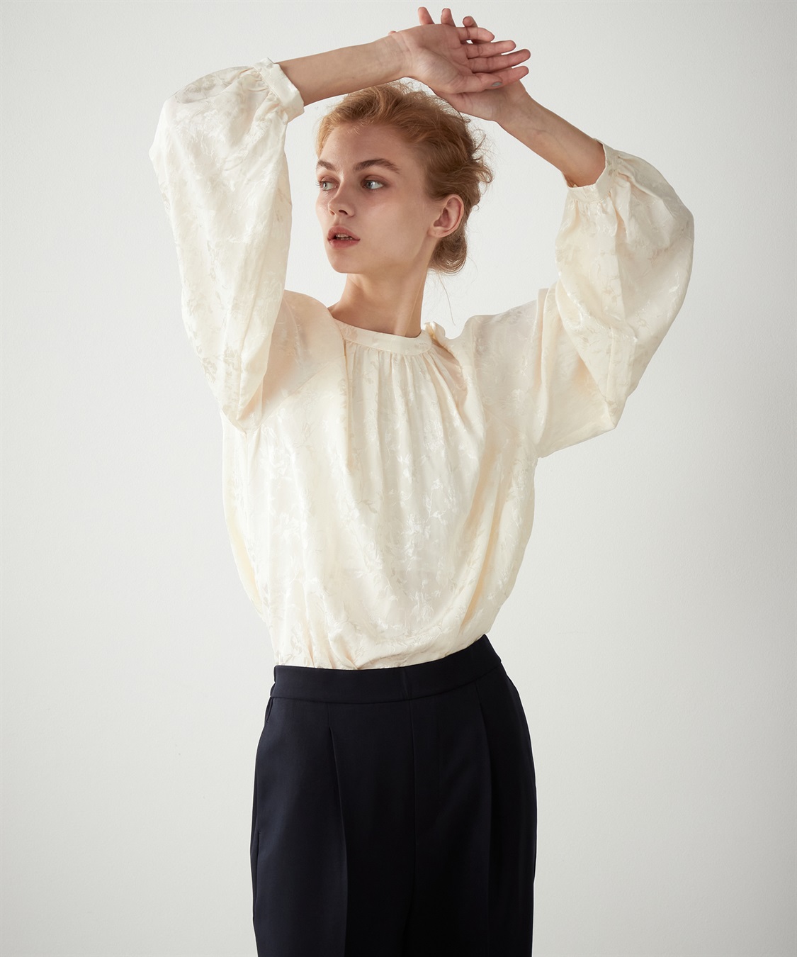 LE SOUK HOLIDAY ジャガードブラウス_variation_1