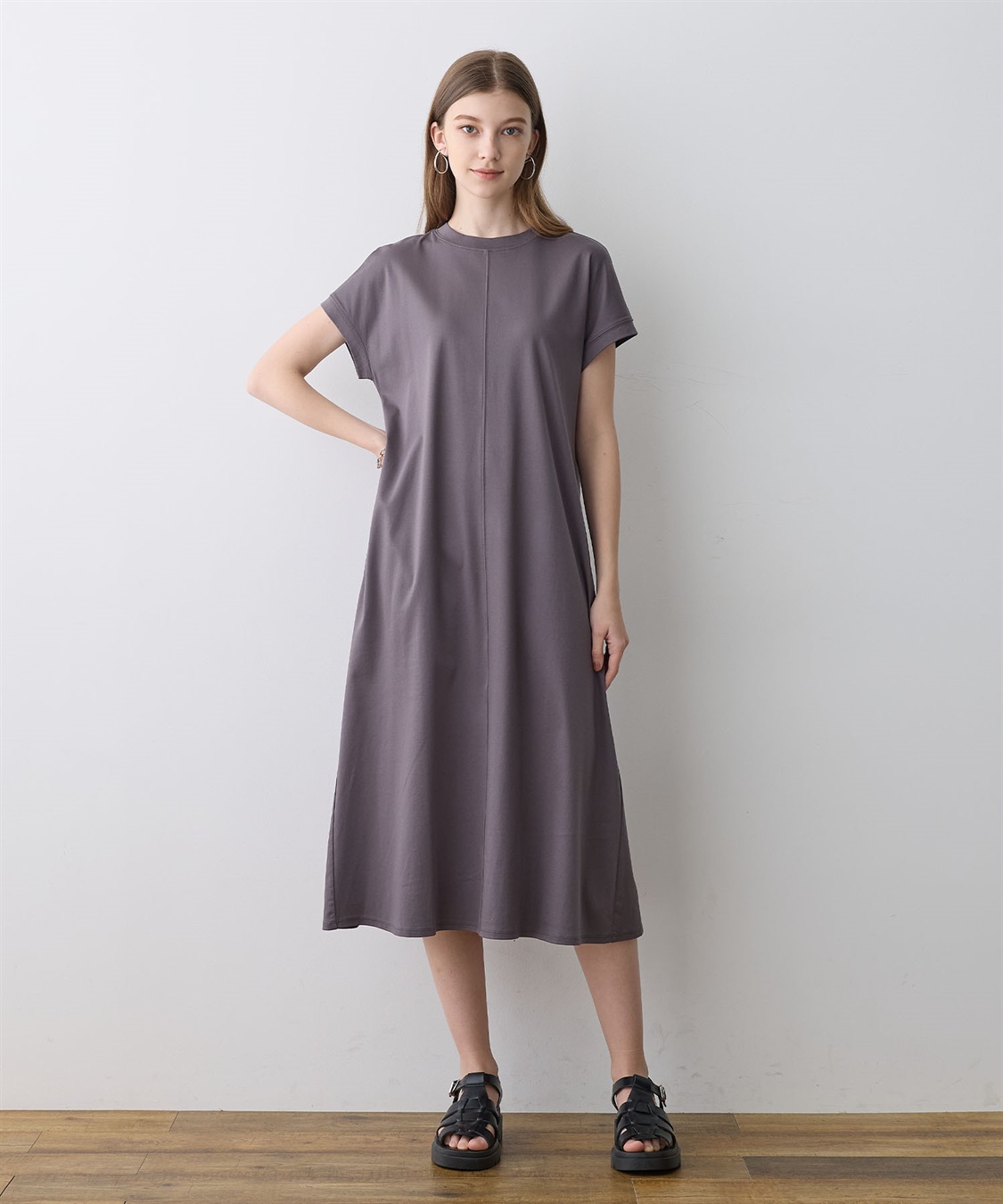 LE SOUK HOLIDAY 【接触冷感】モックネックワンピース_variation_3