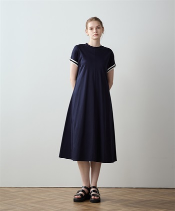LE SOUK HOLIDAY 【接触冷感】袖テープモックネックワンピース_variationthumb_2