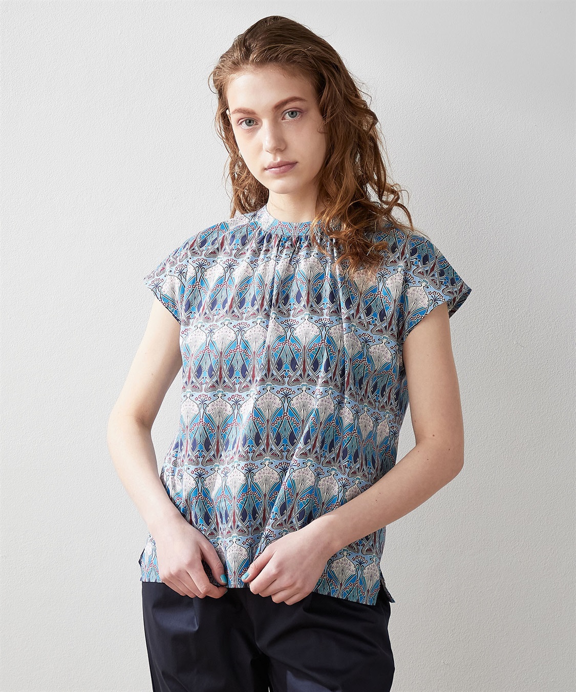 LE SOUK HOLIDAY リバティプリントブラウス_variation_2