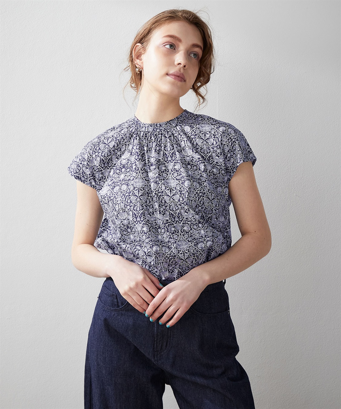 LE SOUK HOLIDAY リバティプリントブラウス_variation_3