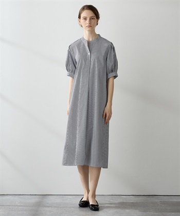 ストライプシャツワンピース LE SOUK HOLIDAY｜クロスプラス公式通販サイト