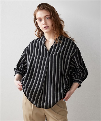 LE SOUK HOLIDAY ストライプスキッパーブラウス_variationthumb_1