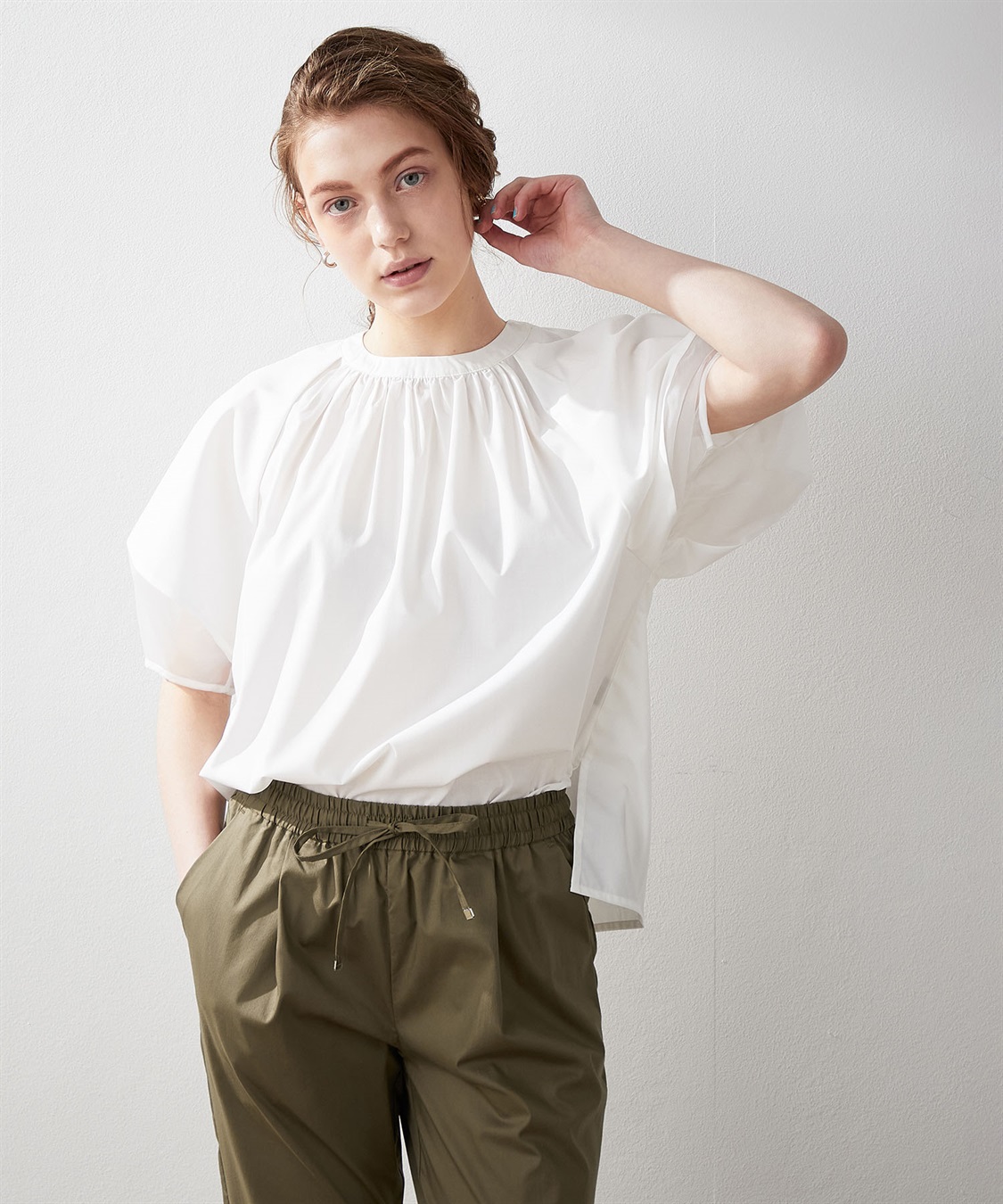 LE SOUK HOLIDAY シアースリーブブラウス_variation_2