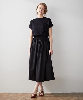 LE SOUK HOLIDAY 【接触冷感】モックネックドッキングワンピース_variationthumb_1