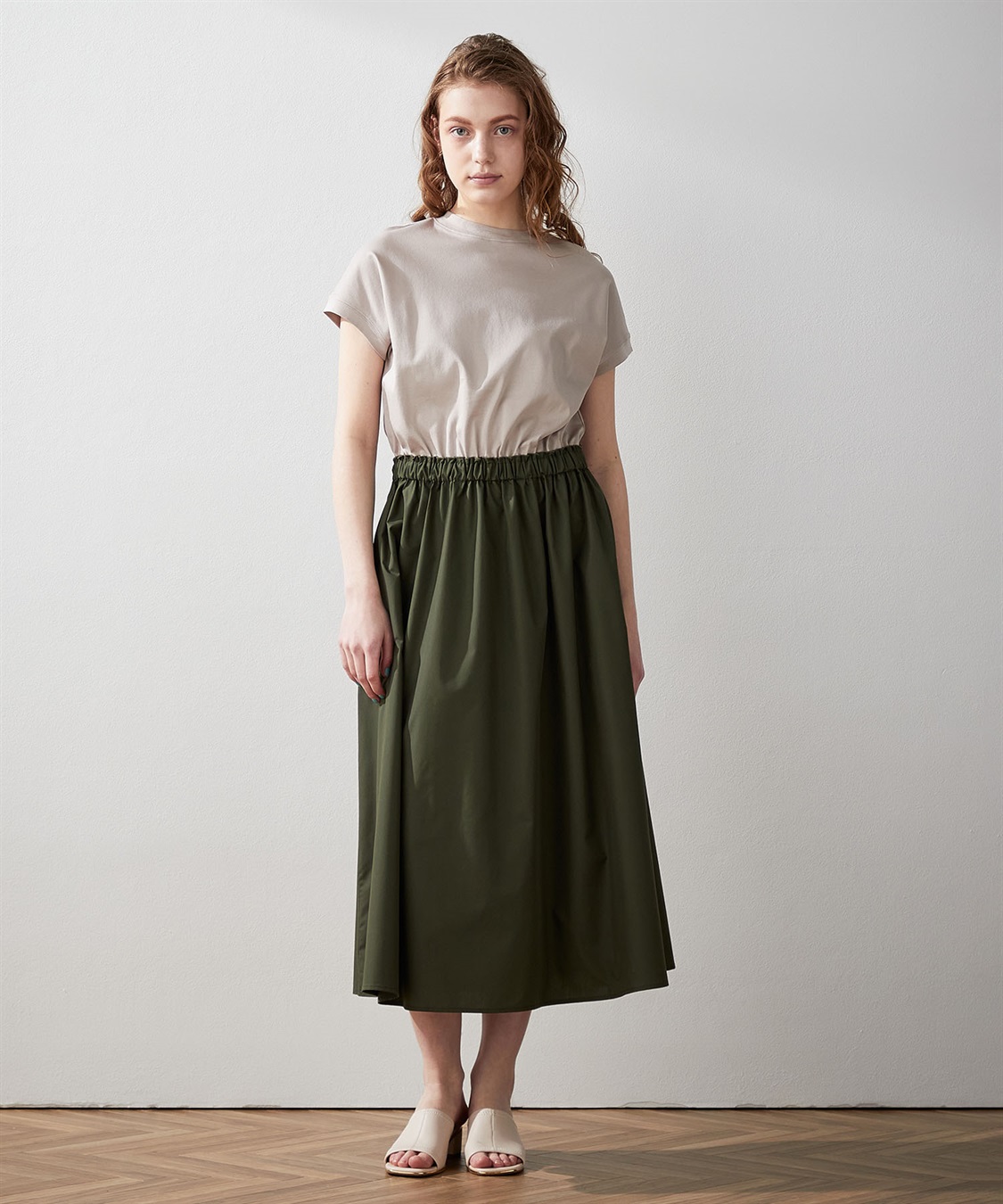 LE SOUK HOLIDAY 【接触冷感】モックネックドッキングワンピース_variation_2