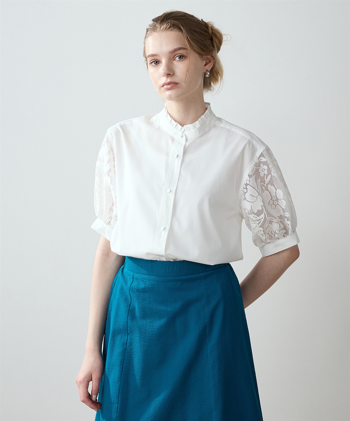 LE SOUK HOLIDAY レーススリーブブラウス_main