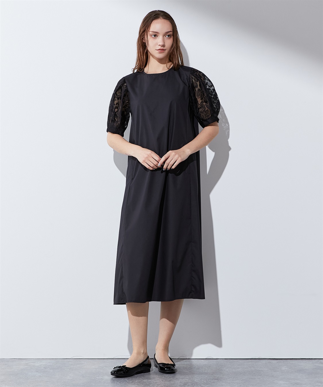 リーススリーブワンピース LE SOUK HOLIDAY｜クロスプラス公式通販サイト