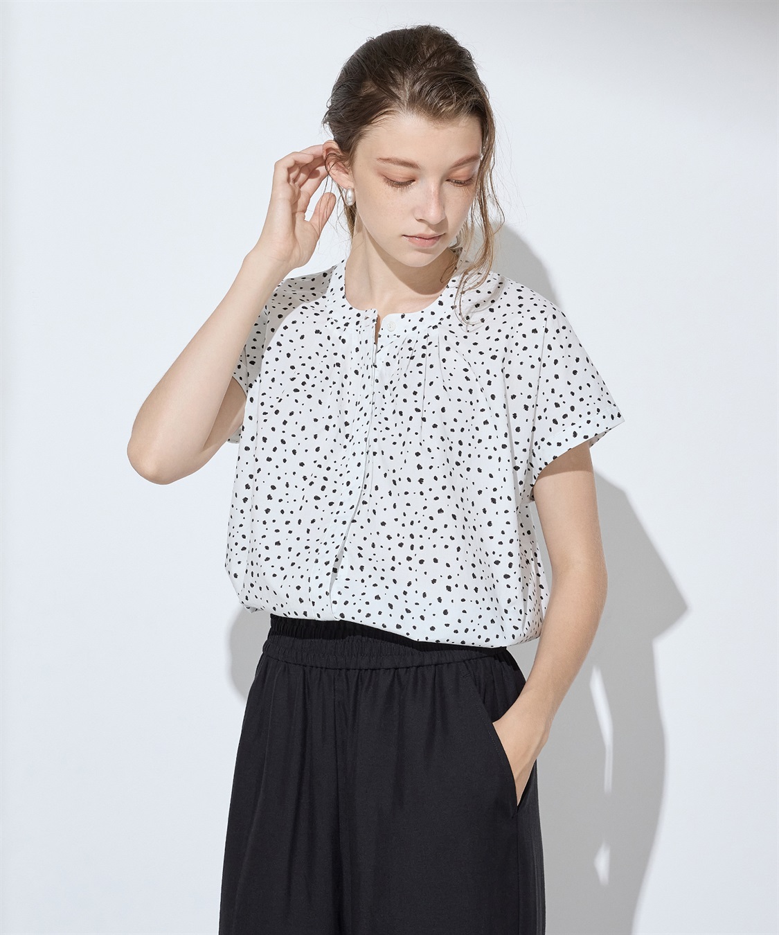 LE SOUK HOLIDAY タックドルマンブラウス_main