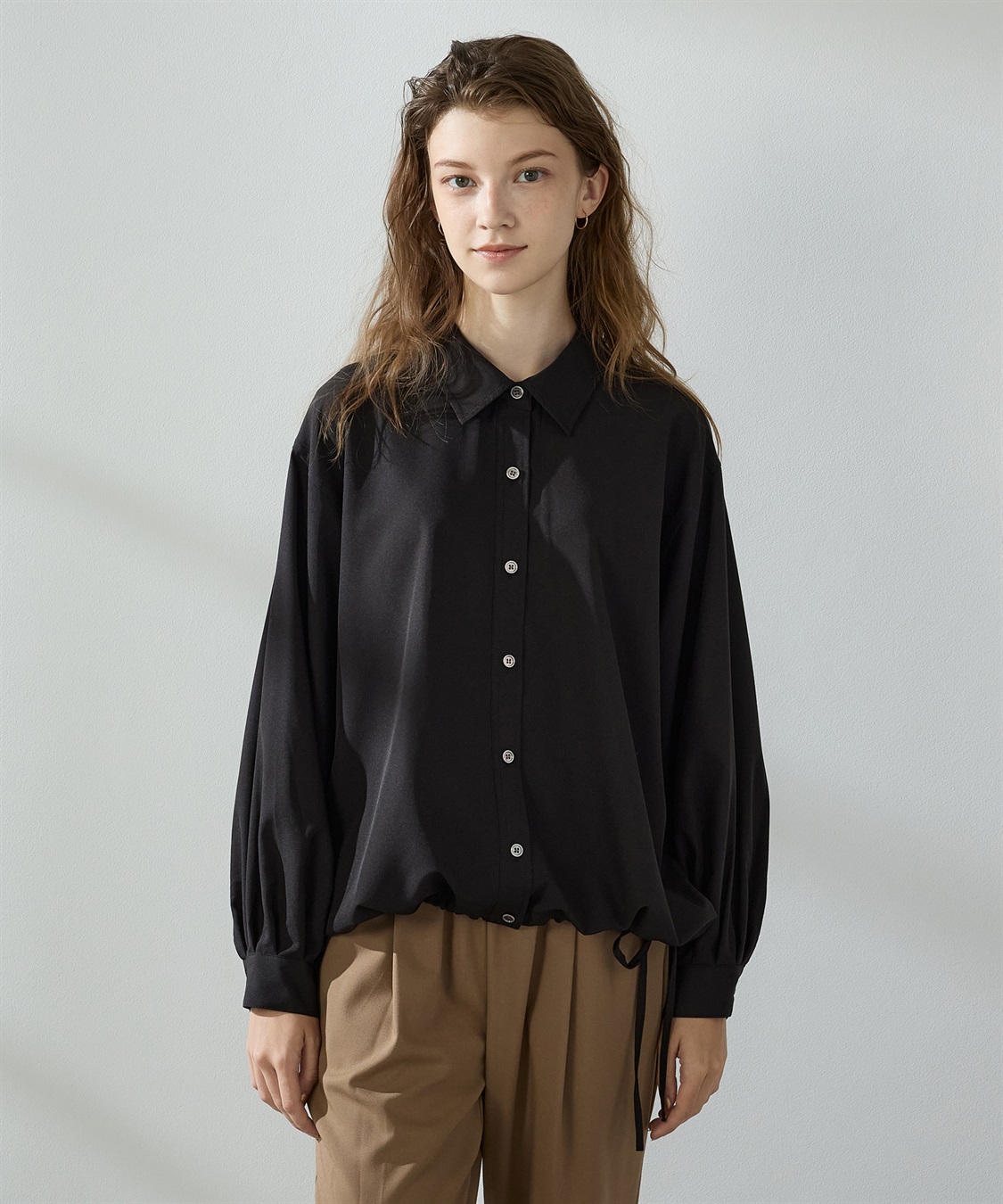 ドロストシャツブラウス LE SOUK HOLIDAY｜クロスプラス公式通販サイト