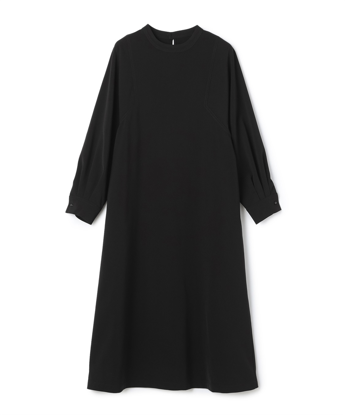 ワンピース CarreneK サイドフラワーレース付きカットソーワンピース