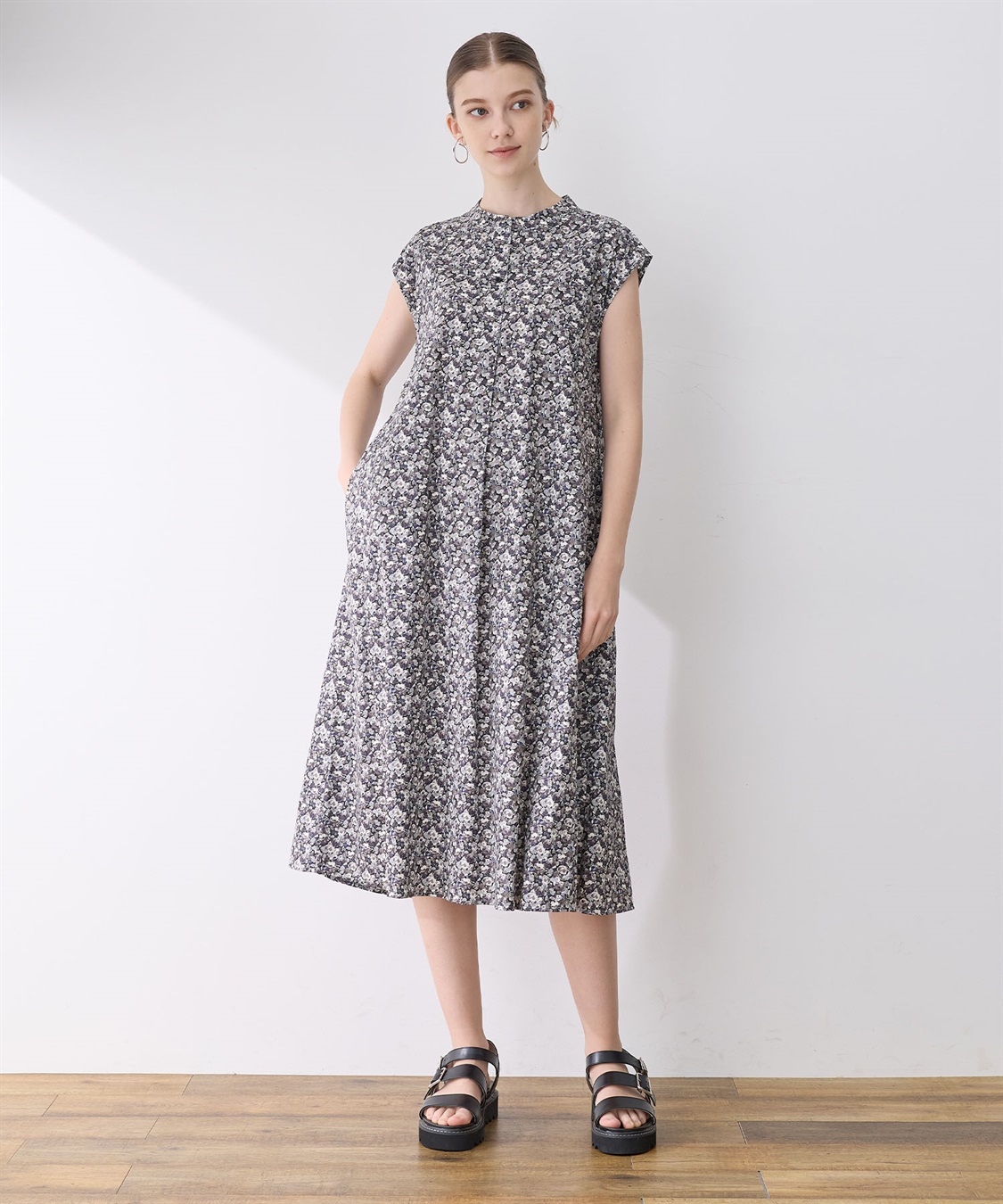 LE SOUK HOLIDAY リバティプリントワンピース_variation_1