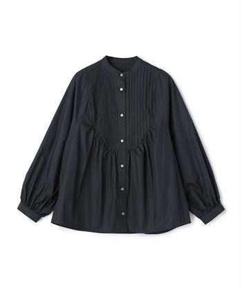 LE SOUK HOLIDAY スタンドネック ピンタックブラウス_variationthumb_1