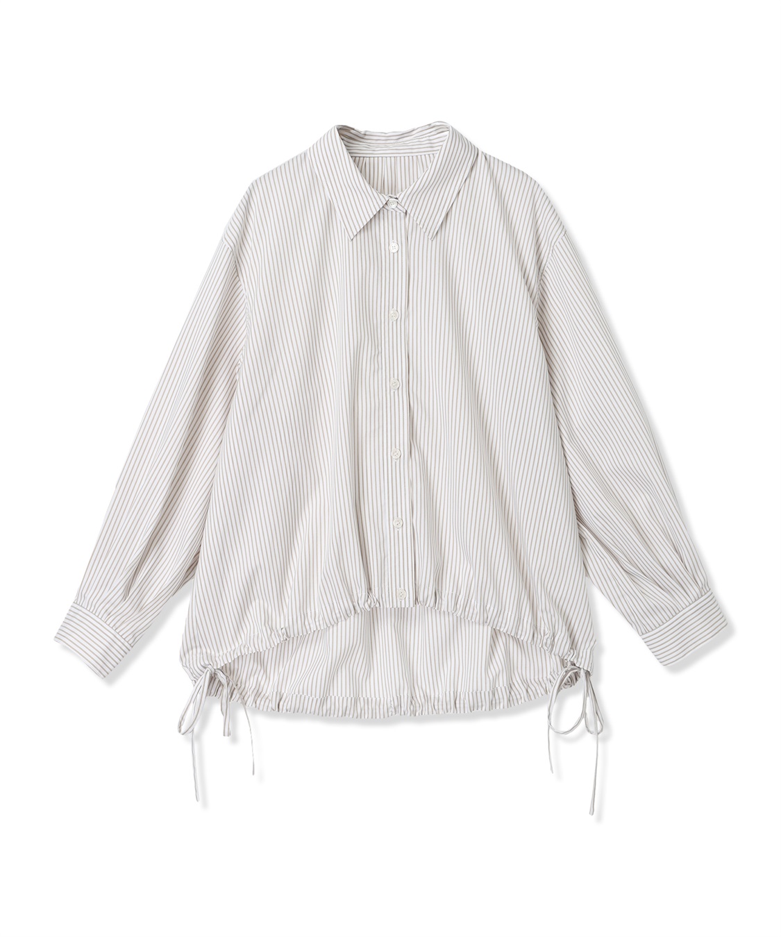 LE SOUK HOLIDAY ドロストストライプシャツ_variation_1