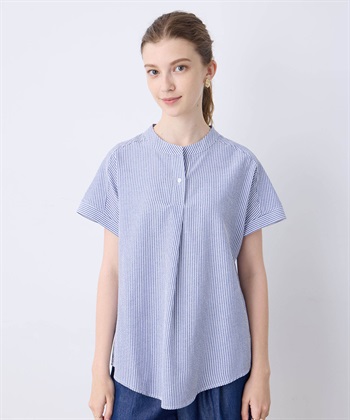 LE SOUK HOLIDAY スキッパーサッカーブラウス_variationthumb_3