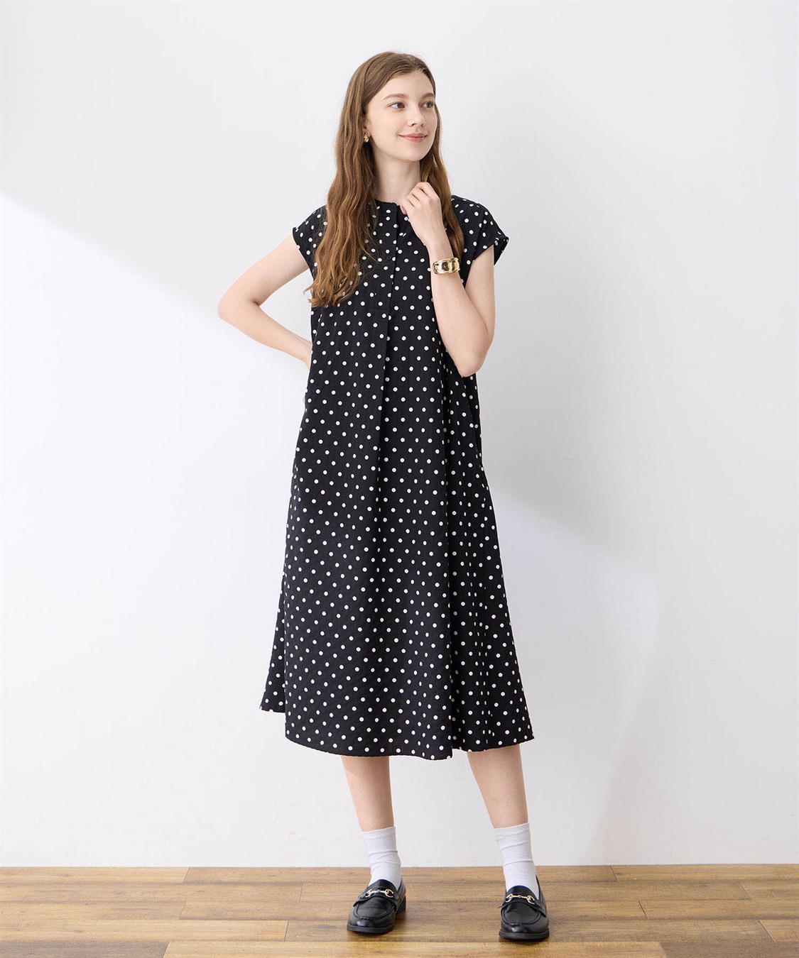 LE SOUK HOLIDAY スキッパーサッカーワンピース_variation_1