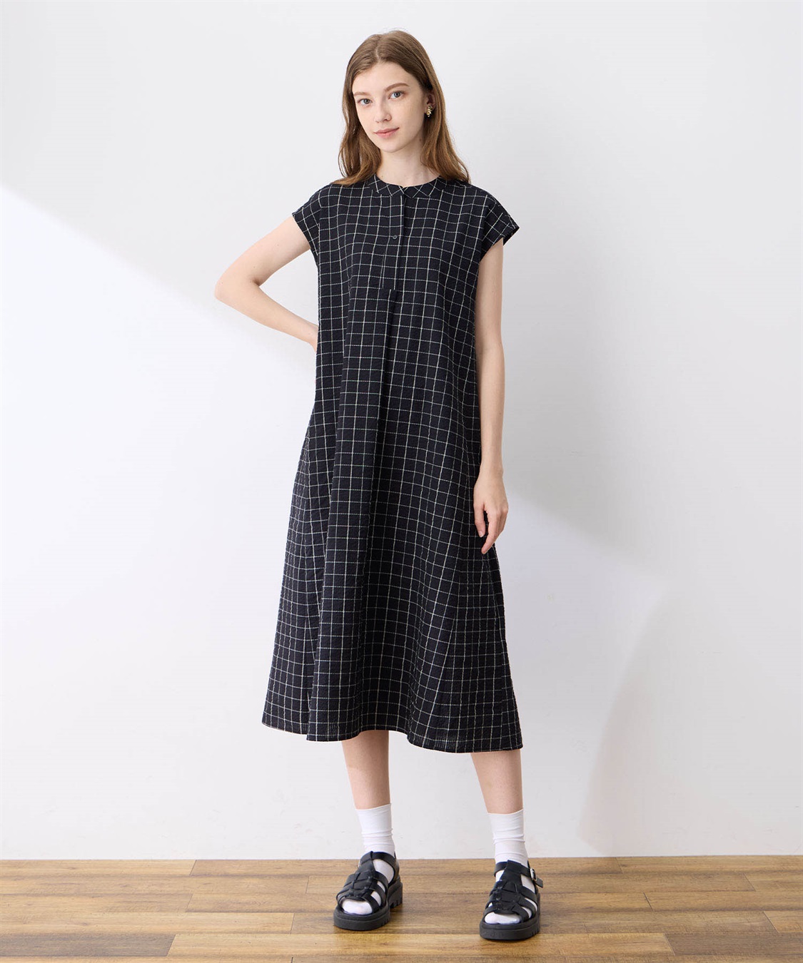 LE SOUK HOLIDAY スキッパーサッカーワンピース_variation_2